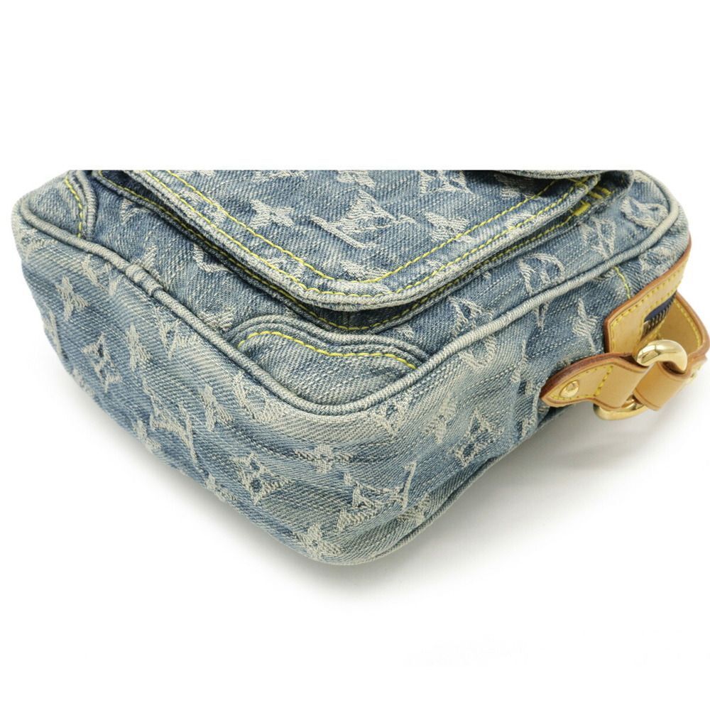 Louis Vuitton Monogram Denim Camera Bag Shoulder Bag Diagonal Blue - Picture 3 of 7